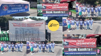 **Türk Harb-İş'ten "Geçinemiyoruz" İsyanı: Savunma İşçileri İçin Kartal Meydanı'nda Eylem**