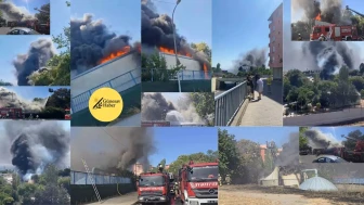 Pendik Kaynarca'daki İSKİ Arıtma Tesisinde Yangın Korku Dolu Anlar Yaşattı!