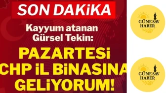 🟢 Son Dakika: Gürsel Tekin “Pazartesi İstanbul İl Binasına Geleceğim”