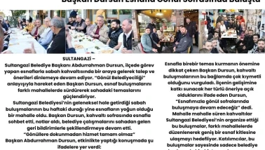 Başkan Dursun, Esnafla Gönül Sofrasında Buluştu