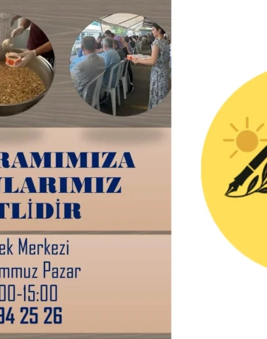 **Tanyeri Nahiyesi'nde Birlik ve Dayanışma Aşure İkramıyla Kutlanıyor!**