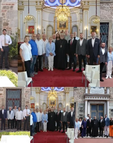 CHP Kartal İlçe Başkanı Mert Polat ve Belediye Başkanı Gökhan Yüksel, Surp Nişan Kilisesi’nde Meryem Ana Yortusu’na Katıldı