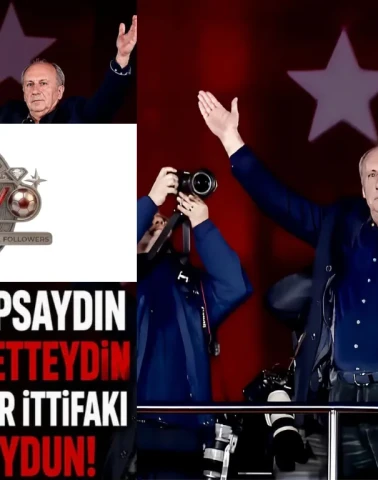 📰 MUHARREM İNCE’DEN SERT ÇIKIŞ: “BU UTANÇ SANA YETER!”