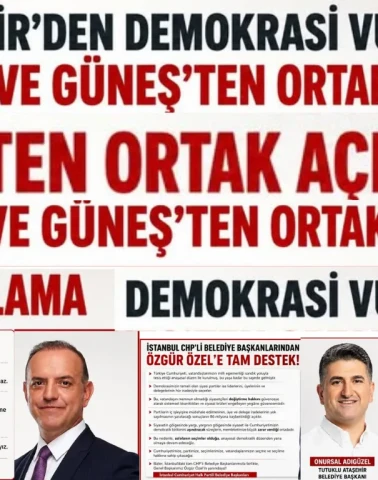 CHP’den İstanbul’da Ortak Demokrasi Mesajı: “Özgür Özel’in Yanındayız”