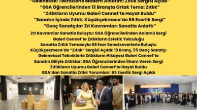 “Zıtlık” Temalı Sergi, Galeri Cennet’te Sanatseverlerin Beğenisine Sunuldu!