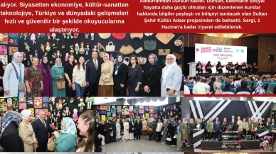 Sultangazi'deki Kadınların El Yapımı Eserleri "Zamana İz Bırakan Sanatlar" Sergisinde Sergilendi!