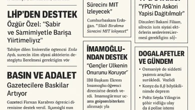 📰 GÜNE SAV HABER GÜNDEMİ  – KISA KISA HABERLER