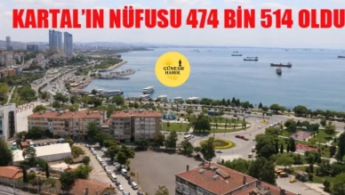 KARTAL’IN NÜFUSU GERİLEDİ