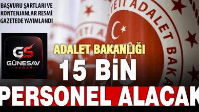 🚨 SON DAKİKA | ADALET BAKANLIĞI PERSONEL ALIMI 2026 🚨