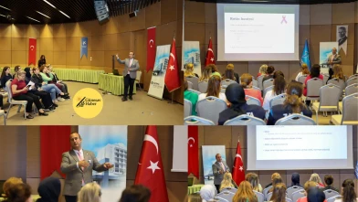 📰 Küçükçekmece Belediyesinde PERSONELE MEME KANSERİ FARKINDALIK SEMİNERİ DÜZENLENDİ
