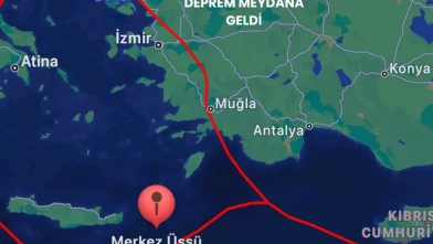 Akdeniz'de 6.0 Büyüklüğünde Deprem Meydana Geldi