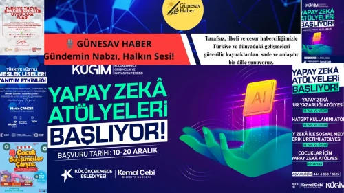 Küçükçekmece’de Yapay Zekâ Atölyeleri Başlıyor