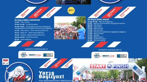 Kadıköy'de Koşu Severler İçin Heyecan Verici Festival: Cadde 10K ve 21K İçin Geri Sayım Başladı!
