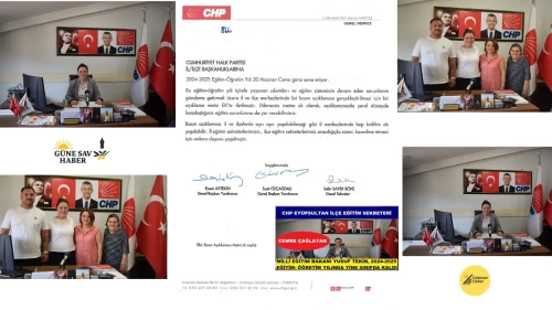CHP Eyüpsultan'dan Eğitim Yılı Raporu: "Milli Eğitim Bakanlığı Başarısızlıkla Yüzleşmeli"