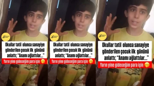 Okullar Tatile Girerken Sanayide Çalışan Çocuk: İlk Deneyimlerini Açıkladı!