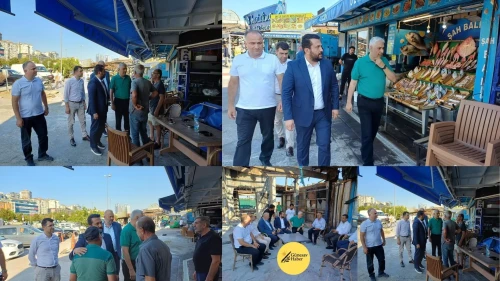 Kartal Balıkçılar Çarşısı’na Geçmiş Olsun Ziyareti
