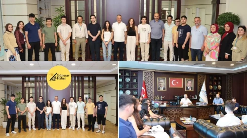 SEDA Okulları’ndan Tarihi Başarı: İlk 1000'de 11 Öğrenci Yer Aldı! Genç Yetkinler, Başkan Dursun’a Teşekkür Ziyareti Gerçekleştirdi