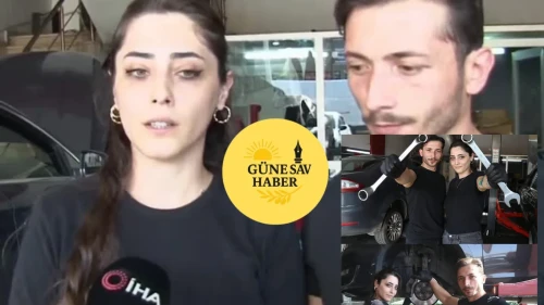 Sivas’ta Eleman Bulamayınca Eşini Çırağı Yaptı: Sümeyra Yıldırım Motor Ustası Oldu