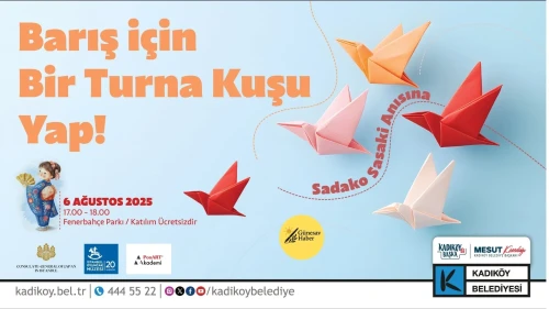 Kadıköy'den Hiroşima'ya Barış Mesajı: Gökyüzünde Barış Kuşları Uçuşta!