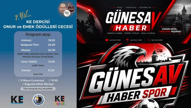 🎭 KE DERGİSİ 7. YILINI “ONUR VE EMEK ÖDÜLLERİ GECESİ” İLE TAÇLANDIRIYOR