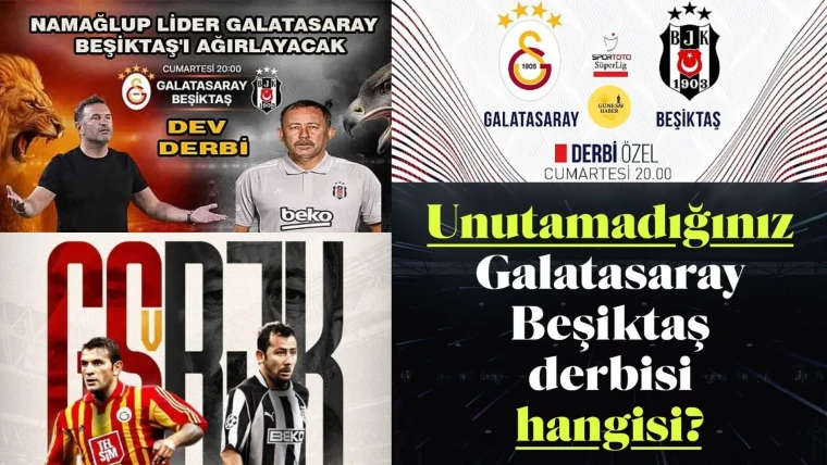 ❤️💛 Derbinin Kalbinde: Galatasaray – Beşiktaş Mücadelesi
