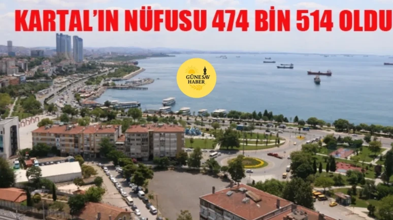KARTAL’IN NÜFUSU GERİLEDİ