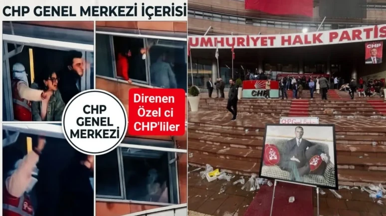 🔴 SON DAKİKA  CHP Genel Merkezi’nde tansiyon yükseldi.