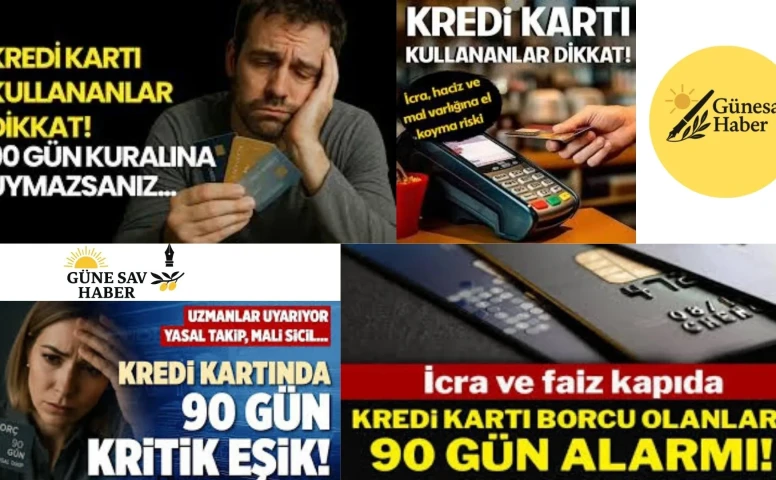 📰 90 Günü Aşan Kredi Kartı Borçlarına Haciz ve Yasal Takip Uyarısı!