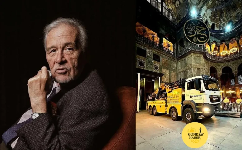 Ayasofya’nın kalbine 40 tonluk vinç sokulduğu iddiası, Türkiye’de günün en sert tartışmasını ateşledi.