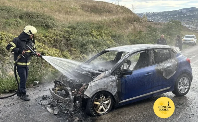 🚨 Samsunspor’da Şok! Musaba’nın Aracı Seyir Halindeyken Alev Aldı