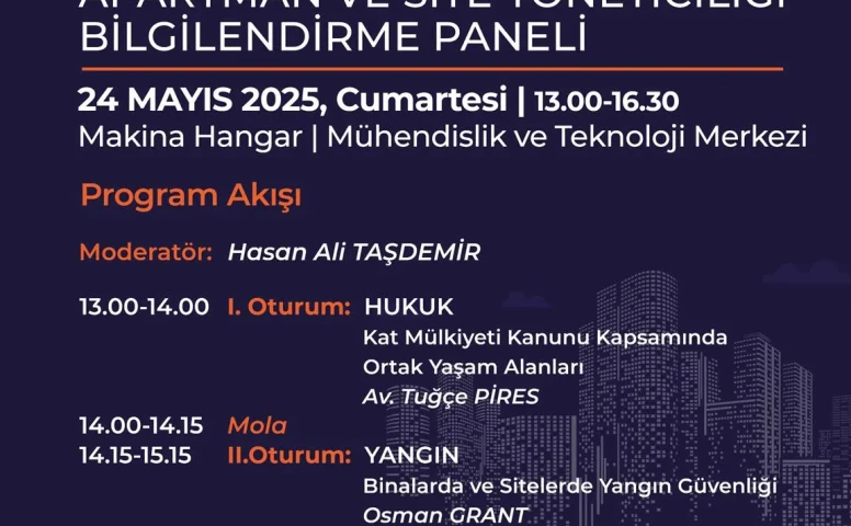 Apartman ve Site Yöneticiliği Paneli Kartal’da Gerçekleşiyor