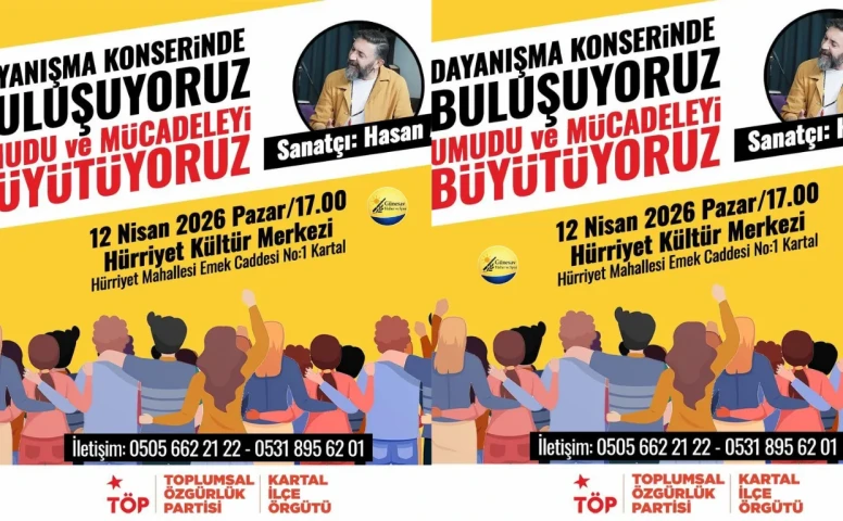 Kartal’da Dayanışma Sahneye Çıkıyor: Umut ve Mücadele Aynı Sahnede Buluşacak