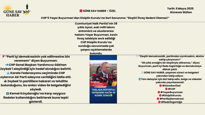 “‘Kılıçdaroğlu’na saygısızlık edildi’ diyerek parti ilkelerine sahip çıktı.”